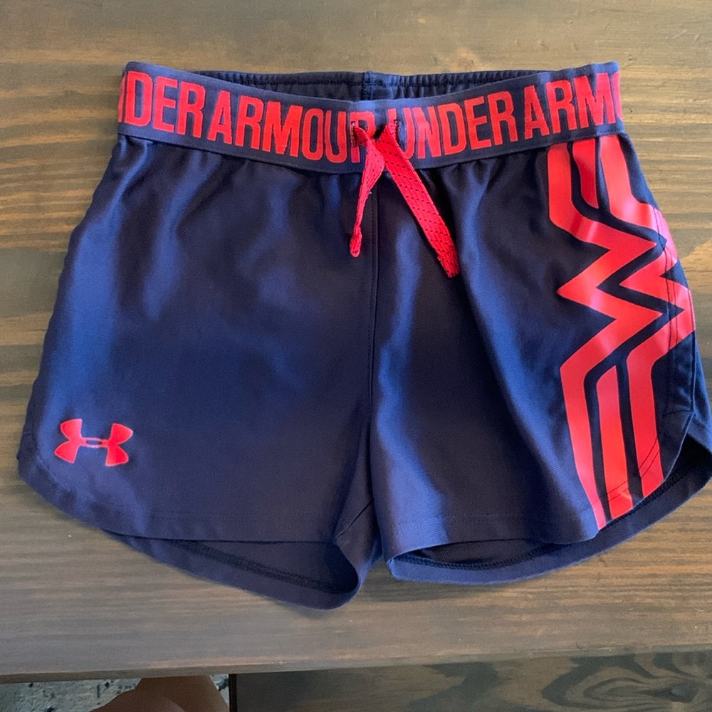 Under Armour Wonder Woman shorts. Youth small.